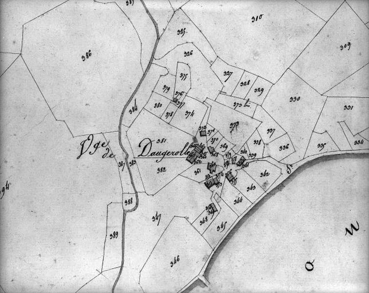 Plan cadastral 1811, section B5.
