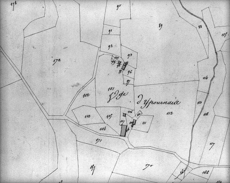 Plan cadastral 1811, section B2.