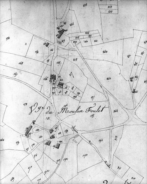 Plan cadastral 1811, section D2.