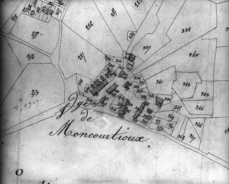 Plan cadastral 1811, section F2.
