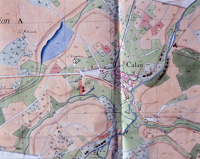 Plan extrait du plan par masse de culture, 1806.