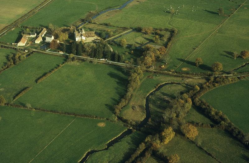 Vue aérienne.