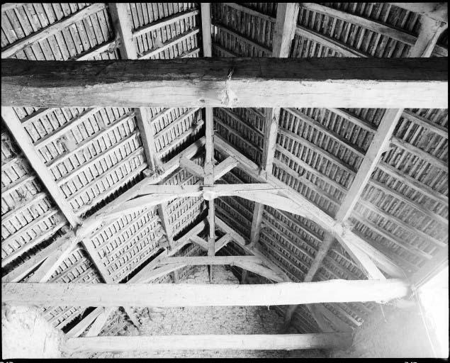 Charpente de la grange-étable.