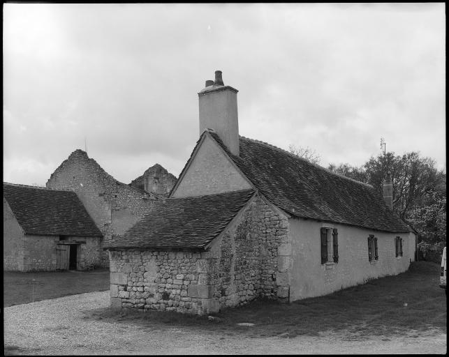 Maison d'habitation. Façade postérieure.
