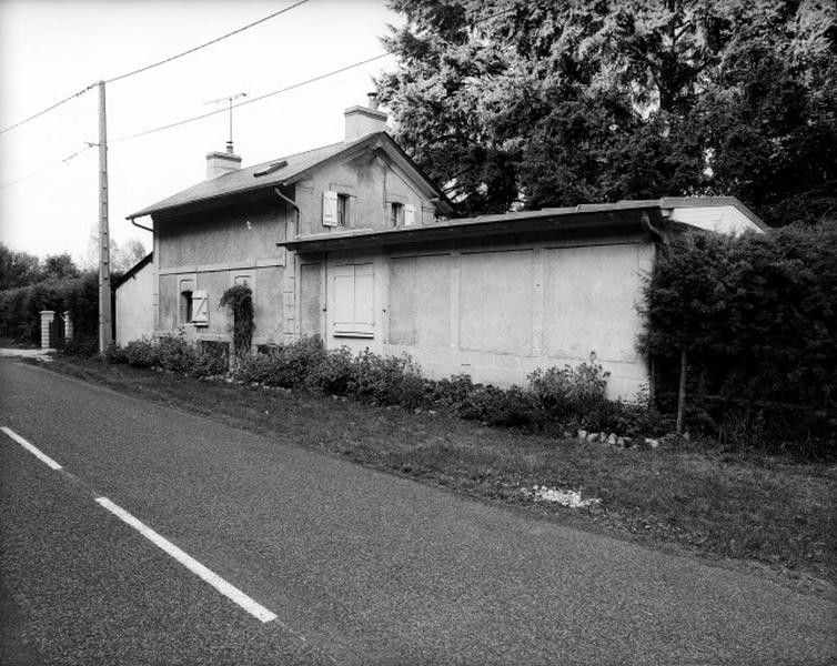Elévation extérieure. Façade postérieure.