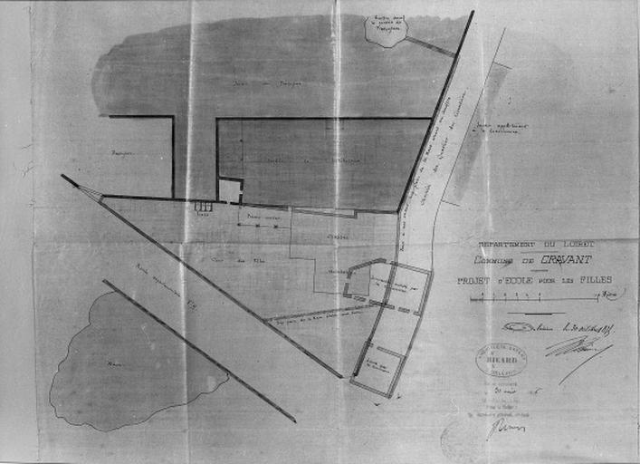 Parcelle d'implantation.