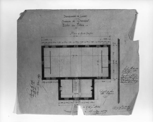 Plan du rez-de-chaussée.