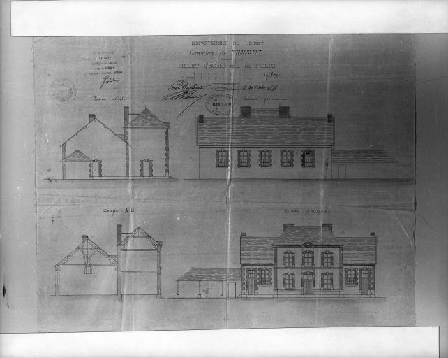 Projet d'élévation.
