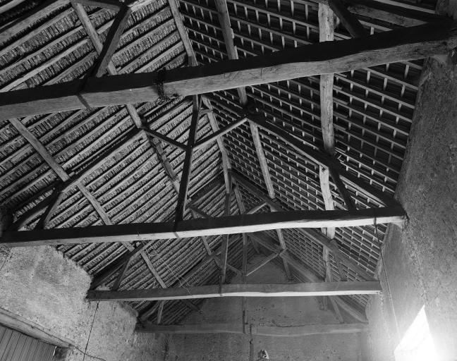 Charpente de la grange.