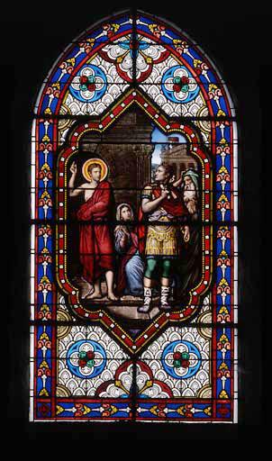 Saint Sébastien apparaissant à l'empereur Dioclétien.