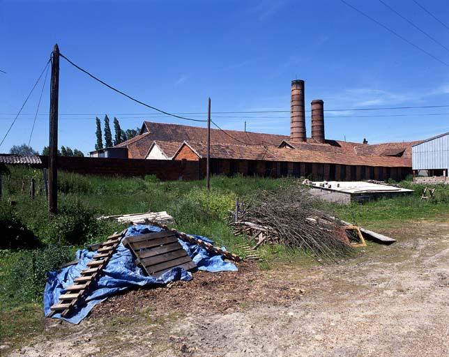 Halle de séchage, vue prise du sud-est.