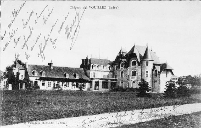 Vue d'ensemble au début du XXe siècle, prise du sud-ouest.