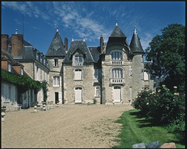 Façade ouest de la maison 1900.
