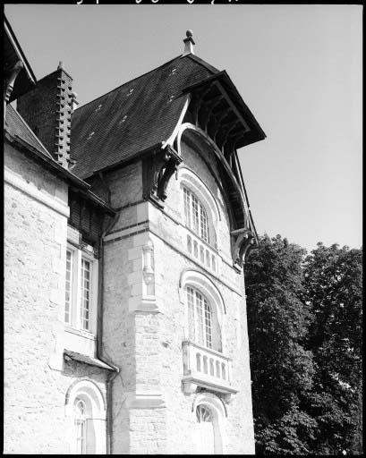 Détail de la façade ouest de la maison 1900.