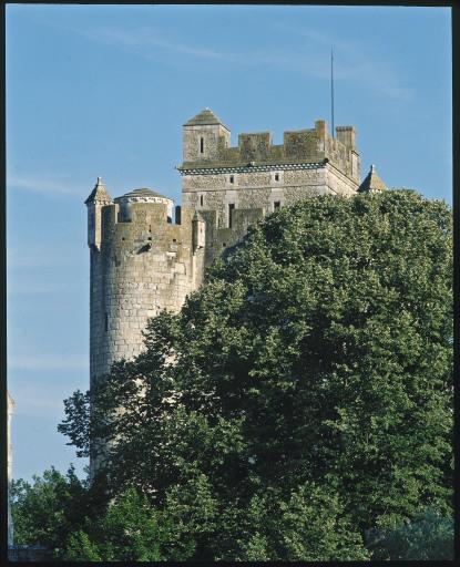 Détail du donjon pris du nord-ouest.