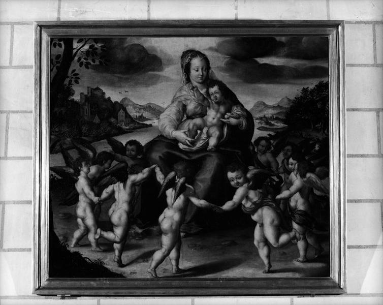 Tableau : Vierge à l'enfant