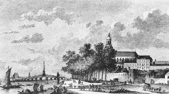 Quai Saint-Jean et Mail aménagés en 1730.