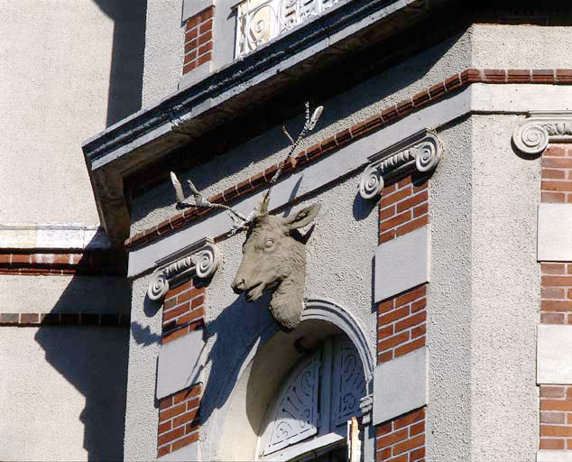 Détail de la façade sud est.