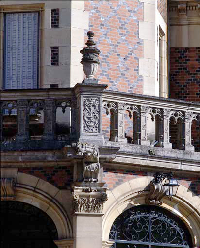 Détail de la façade nord.