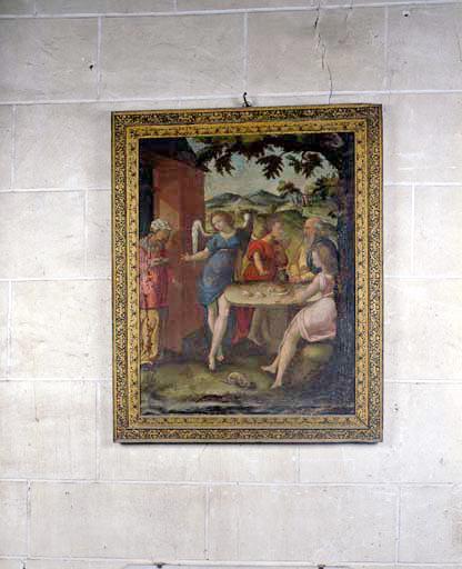 Tableau : Hospitalité d'Abraham