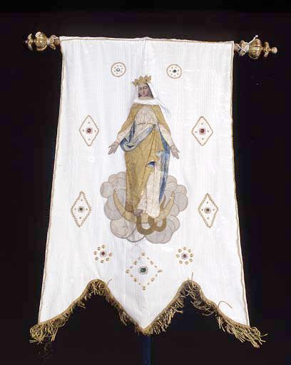 Bannière de procession : Immaculée Conception