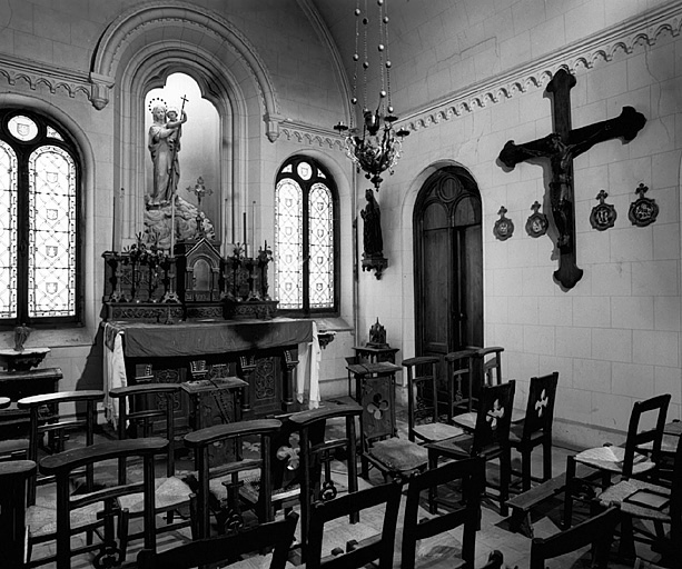 Intérieur de la chapelle construite en 1880.