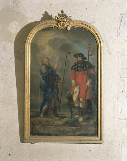 Tableau : saint Ursin et saint Roch