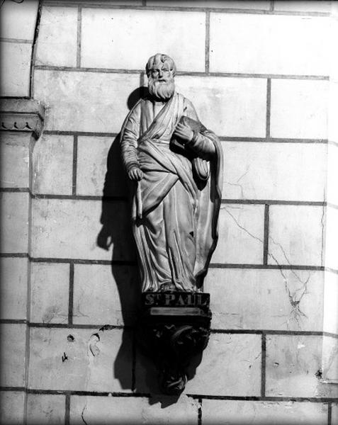 Statues : saint Pierre, saint Paul