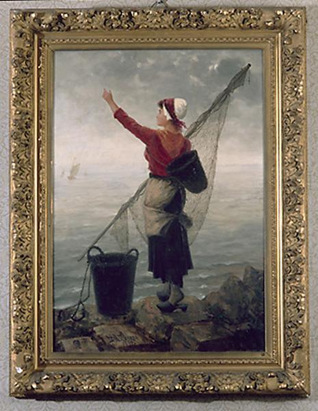 Tableau : Pêcheuse