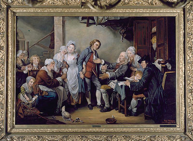 Vue d'ensemble, copie d'après Jean-Baptiste Greuze.