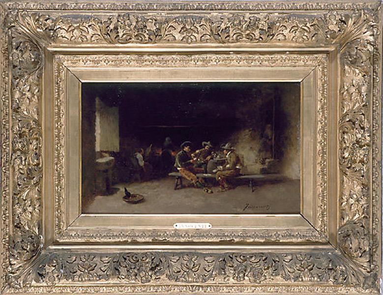 Tableau : Scène d'auberge