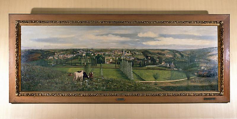 Vue d'ensemble du tableau peint en 1903 par Eugène Hilarion.