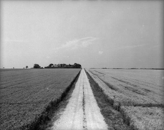 Chemin d'accès à la ferme au nord-est.