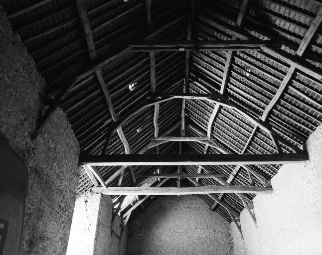 Charpente de la grange.