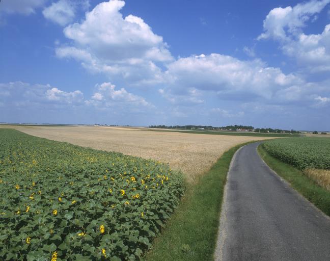 Plaine de la Petite Beauce vers Beaumont.