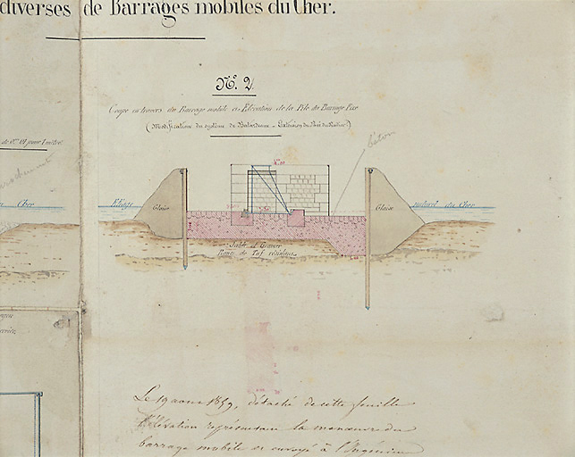 Voie navigable : Cher canalisé