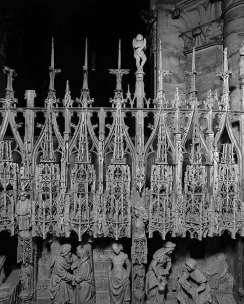 Première travée sud, troisième section : vue d'ensemble.