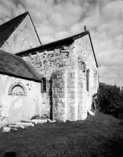 Vue extérieure. Le choeur pris du sud-est.