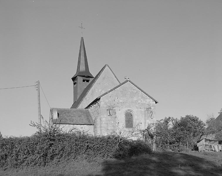 Vue du chevet prise de l'est.