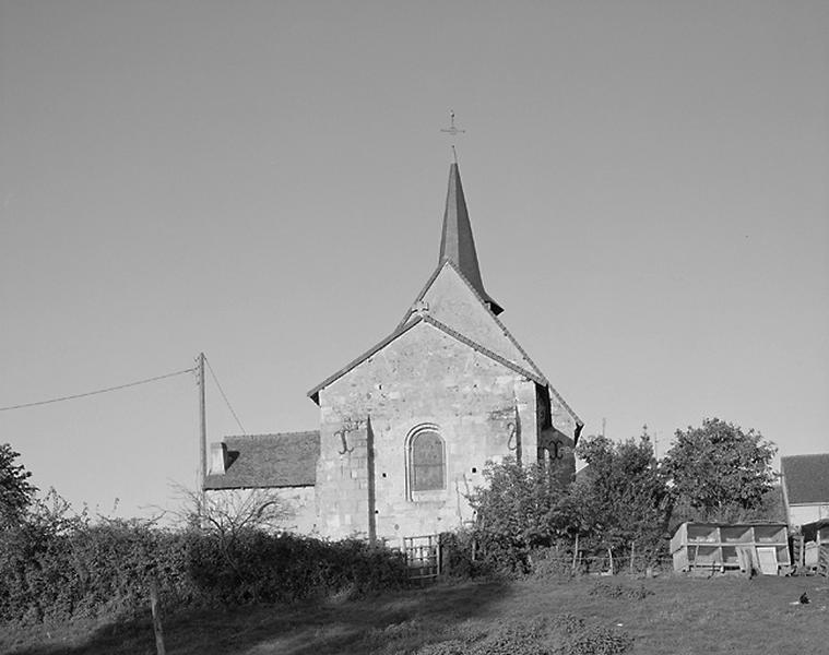 Vue du chevet prise de l'est.