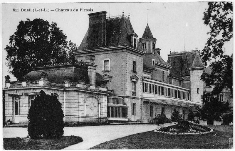 Vue de volume prise du nord est, au début du 20ème siècle.