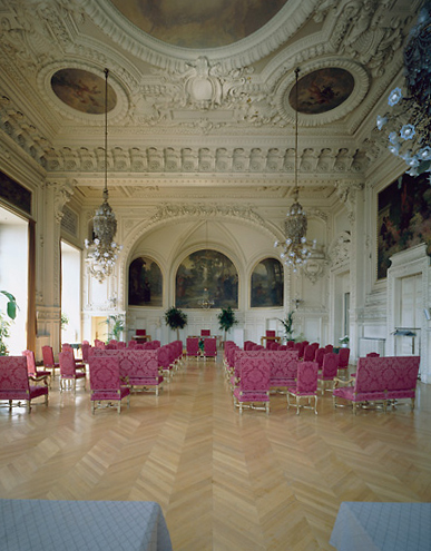 Salle des Mariages : vue prise vers le nord.