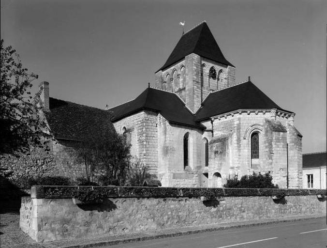 Vue générale du chevet, du sud-est.