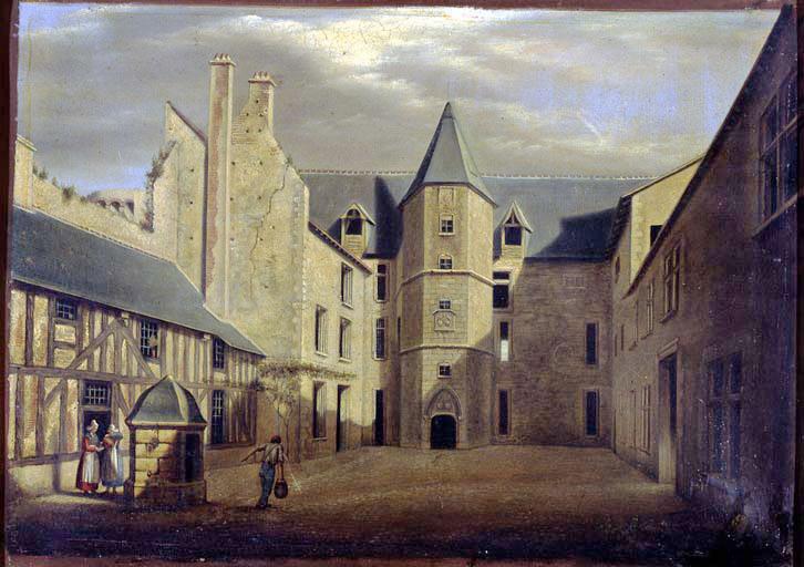 Cour intérieure du logis.