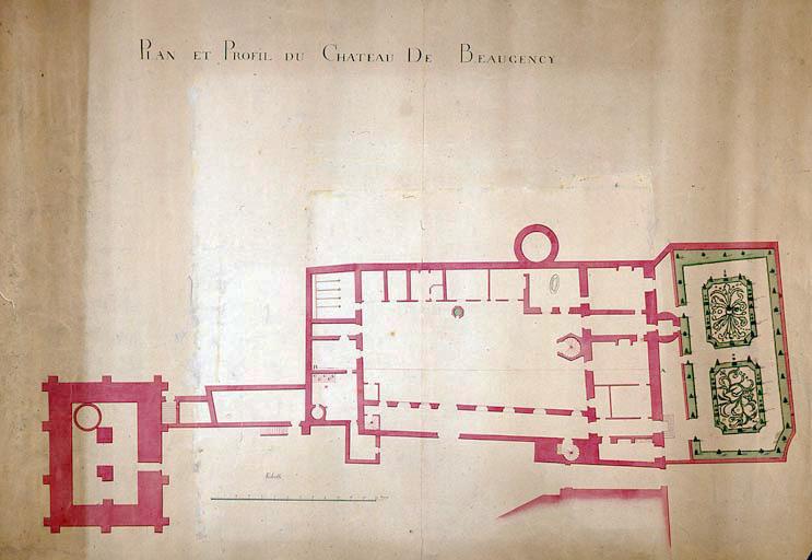 Plan du rez-de-chaussée.