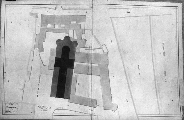 Atlas Froyer, 1847 : l'ancienne abbaye.