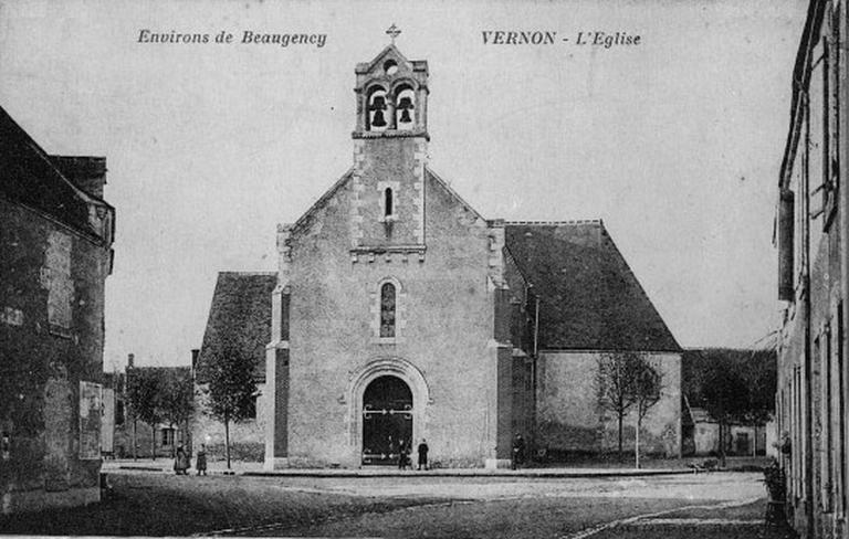 La nouvelle façade principale après transformation de l'église.