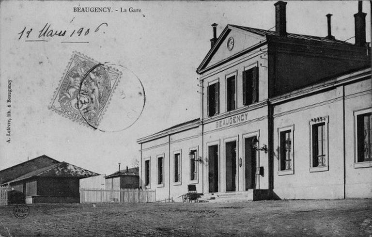 La gare au début du 20e siècle.