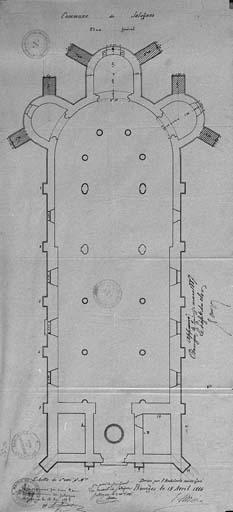 Plan de l'église.
