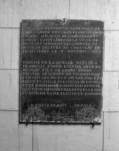 Dalle funéraire